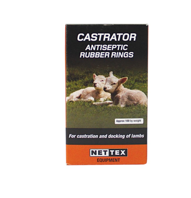 Nettex Antiseptic Castrator Rubber Rings