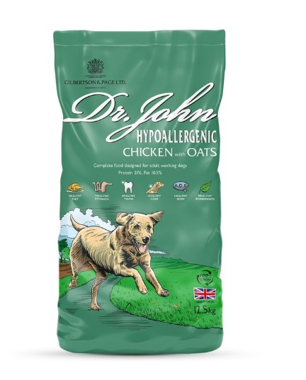 Dr John Hypoallergenic Chicken & Oats 12.5kg