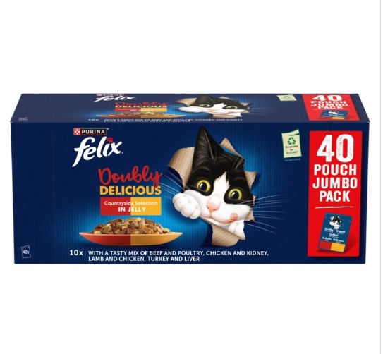 Felix Doubly Delicious Countryside Selection 40 Pack