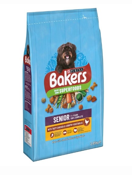 Bakers Senior Chicken and Veg 2.85kg