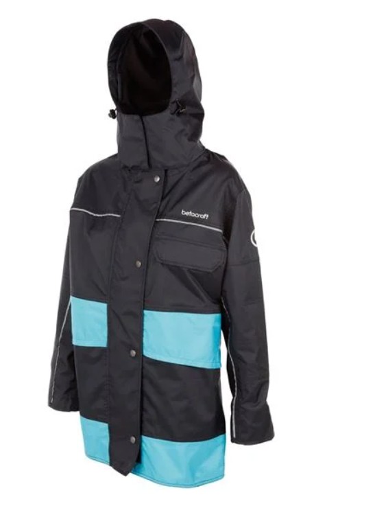 Betacraft Women's Charcoal/Teal Parka