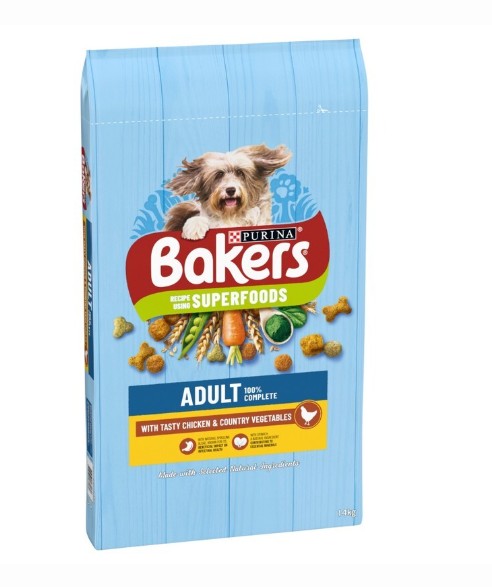 Bakers Adult Dog Food Chicken and Vegetables 14kg