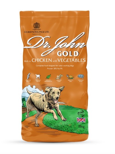 Dr John Gold Chicken with Vegetables 15kg