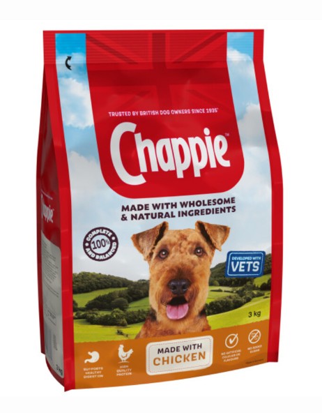 Chappie Complete with Chicken and Wholegrain Cereal 3kg