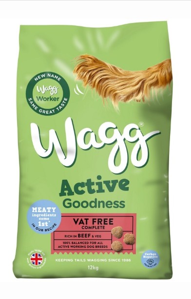 Wagg Complete Active Goodness Beef & Vegetable Dry Adult Dog Food 12kg