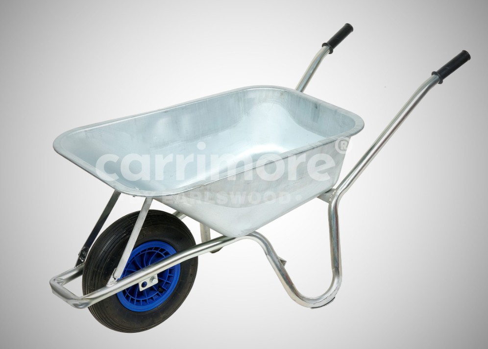 Carrimore 120L Metal Pan Wheelbarrow