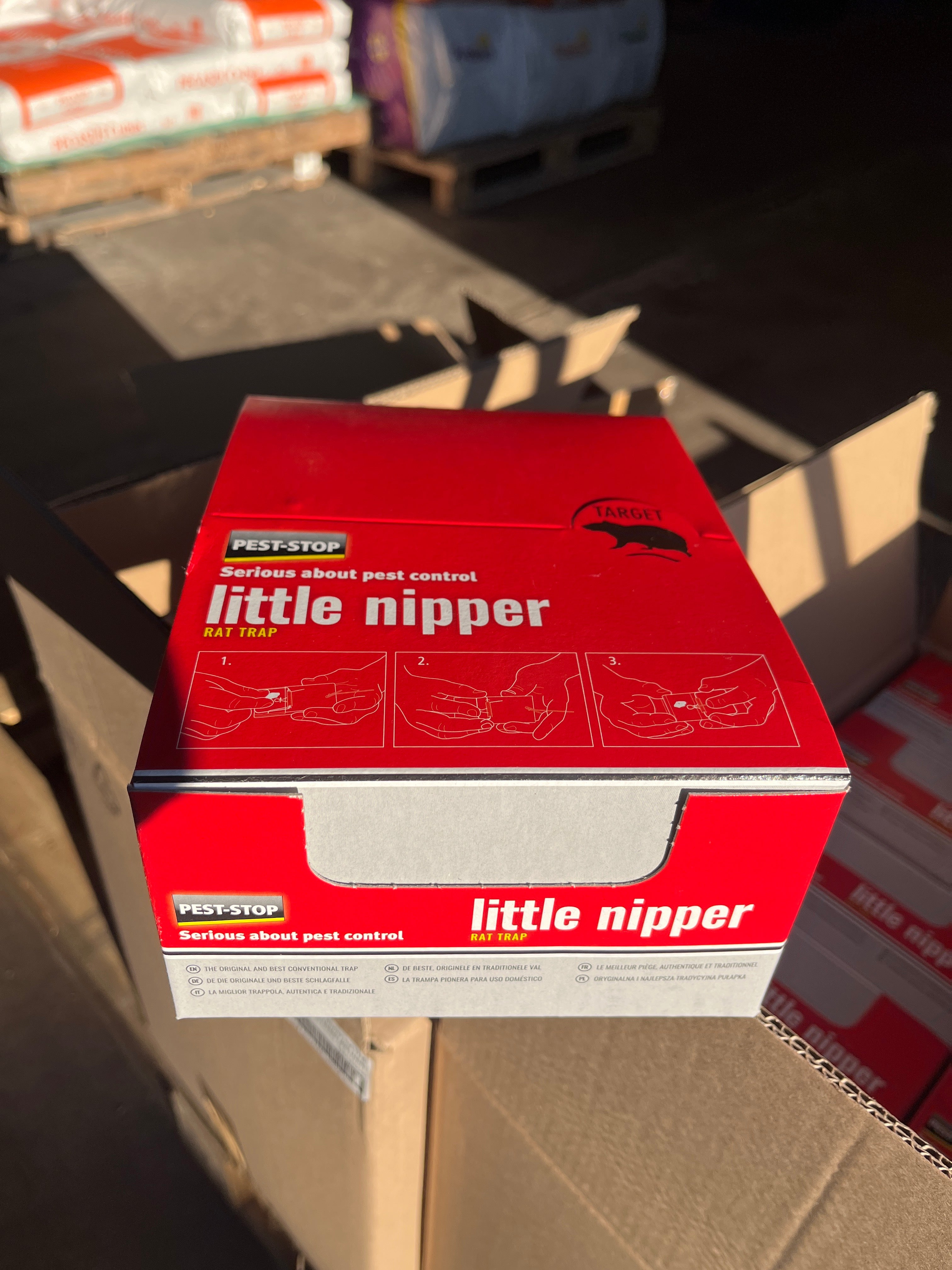 Pest Stop Little Nipper Rat Trap (Pack of 6)
