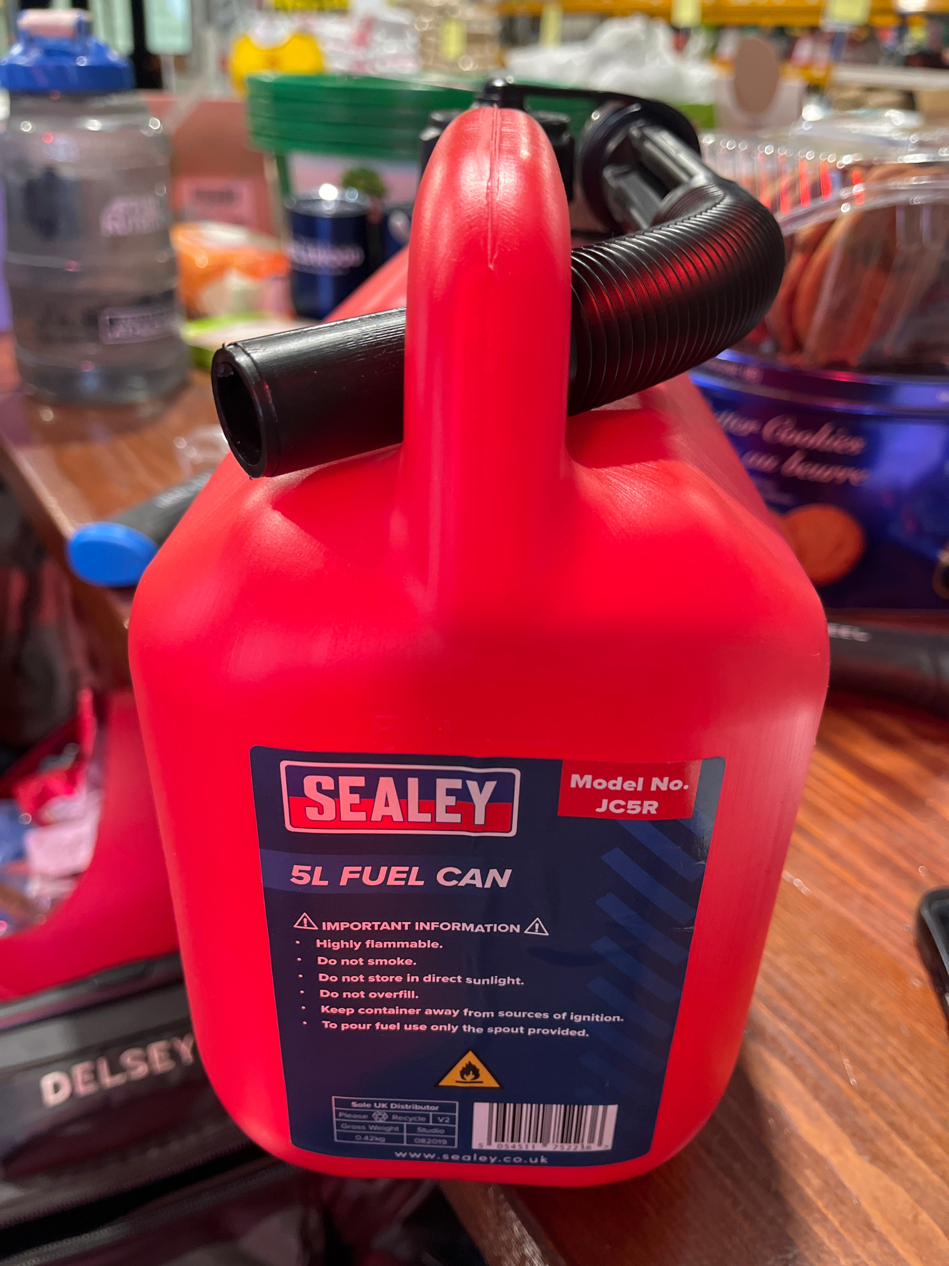 Sealey Fuel Can Red JC5R