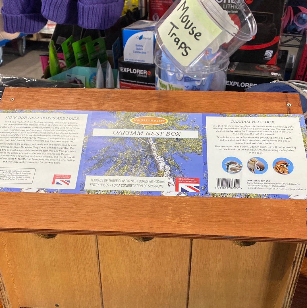 Oakham Nest Box