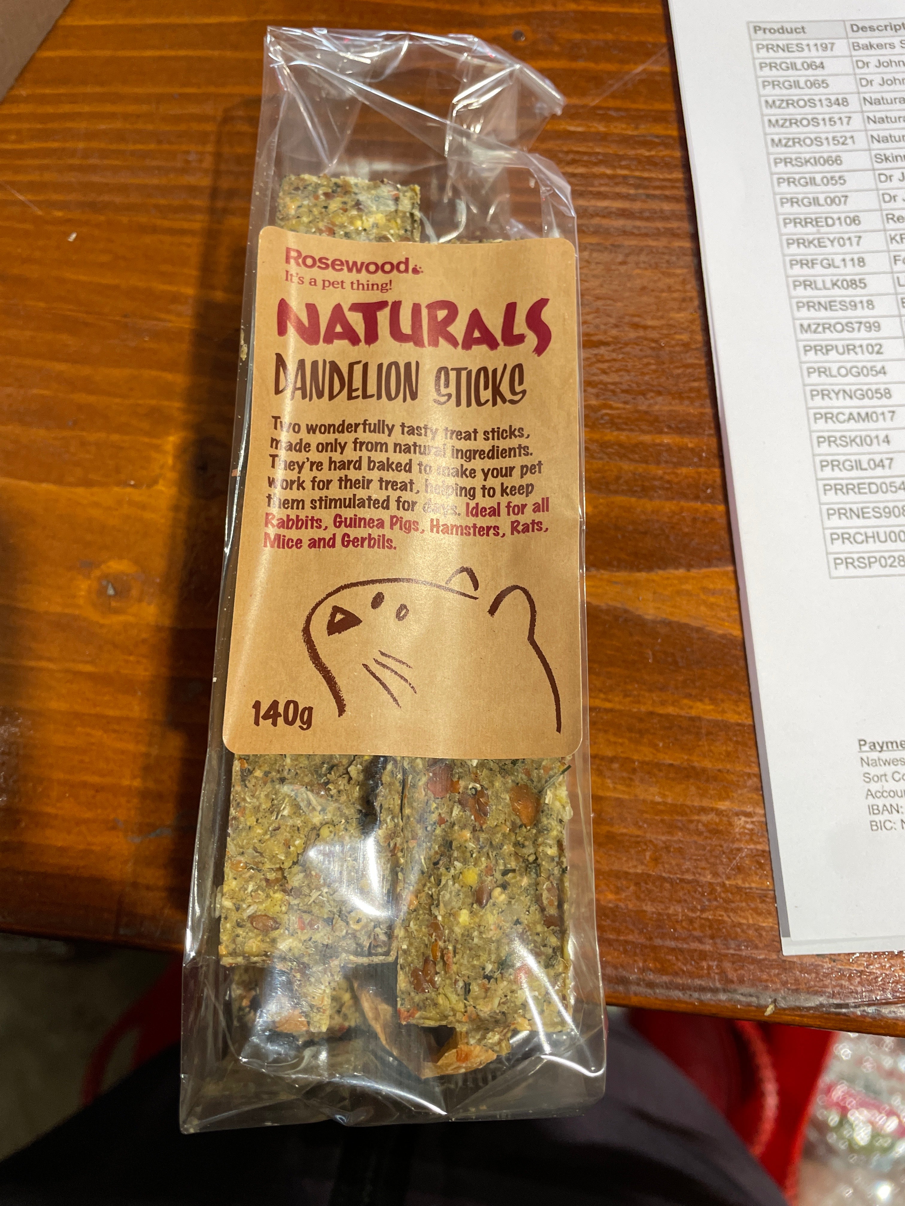 Naturals Dandelion Sticks