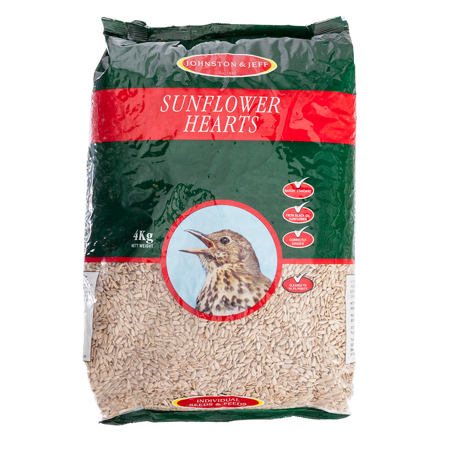 Johnston & Jeff Sunflower Hearts - 4kg