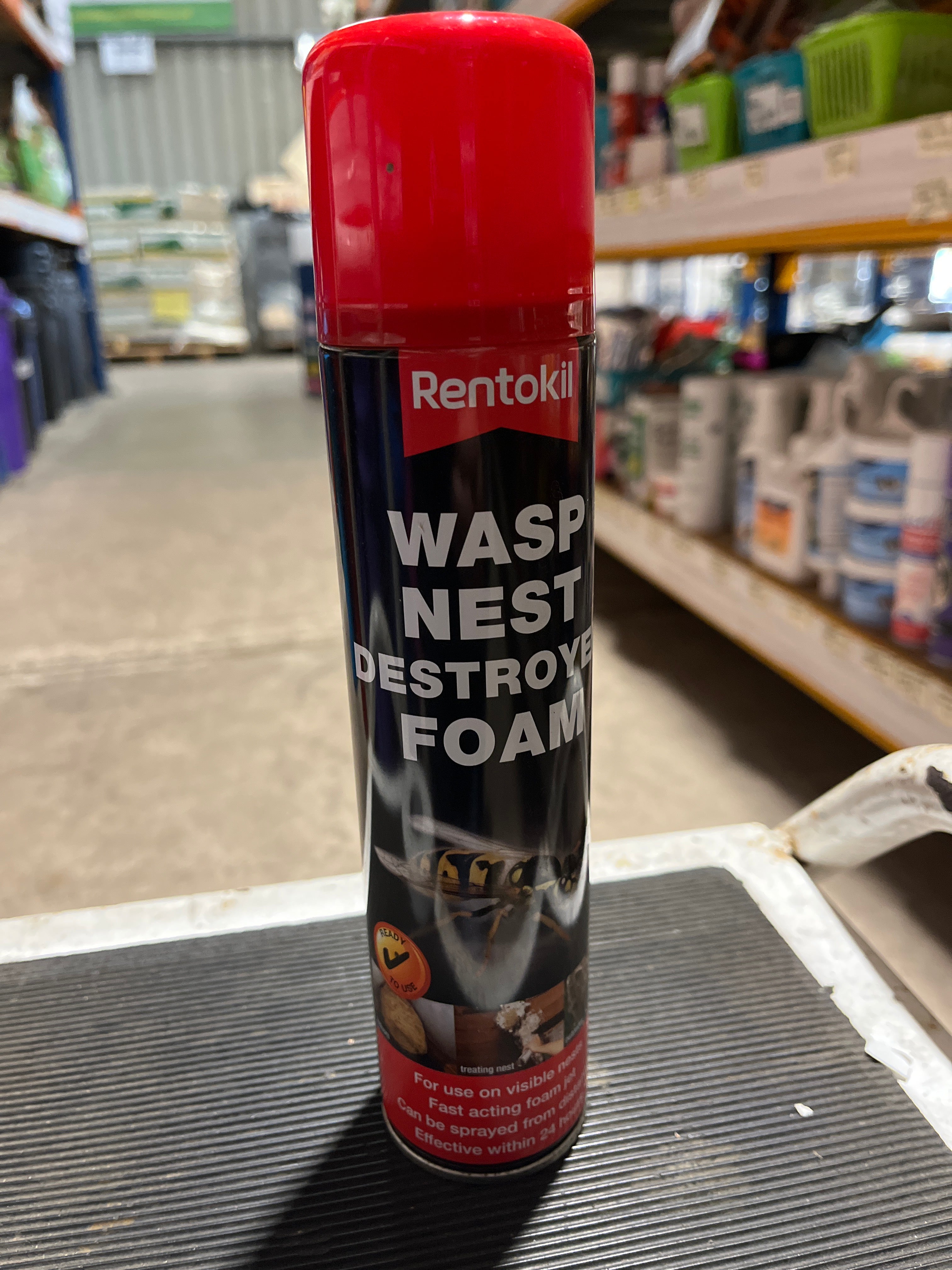 Rentokil PSW97 Wasp Nest Destroy Foam Aerosol 300ml