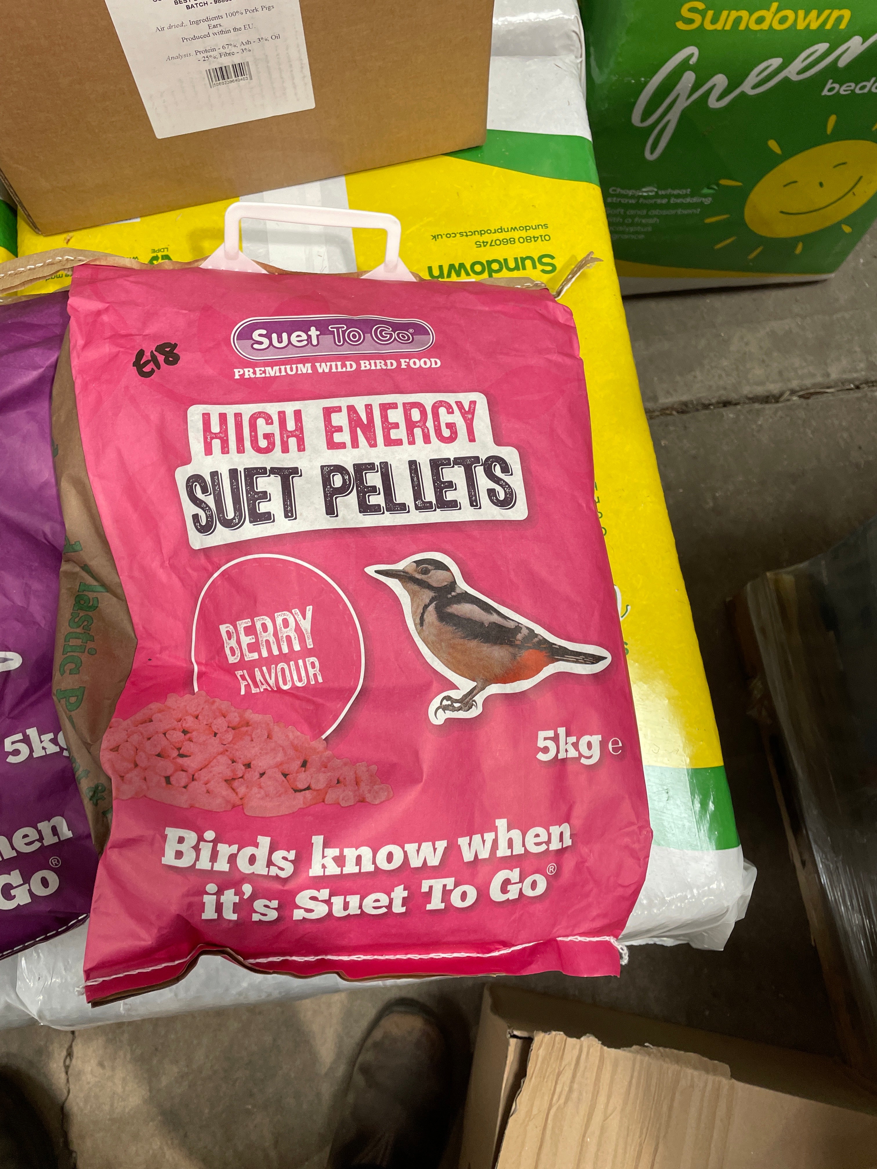Suet To Go 5KG Berry Pellets