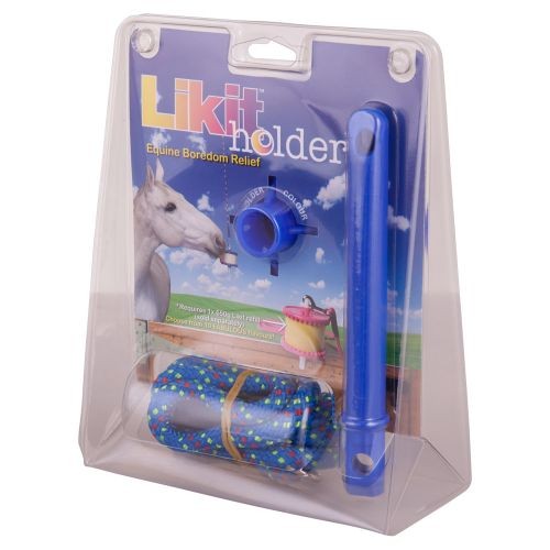 Likit Holder Horse Toy Blue