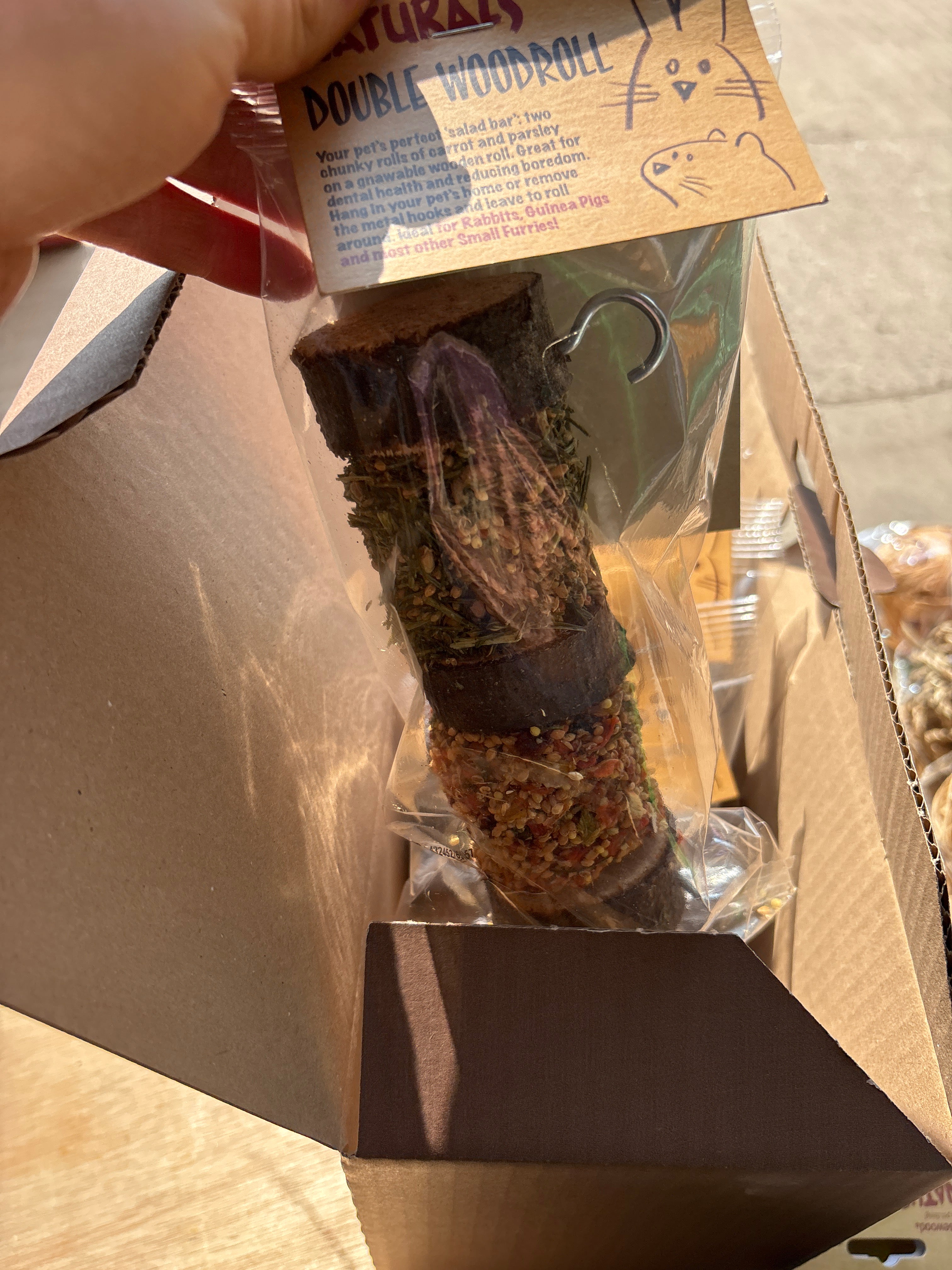 Naturals Double Wood Roll