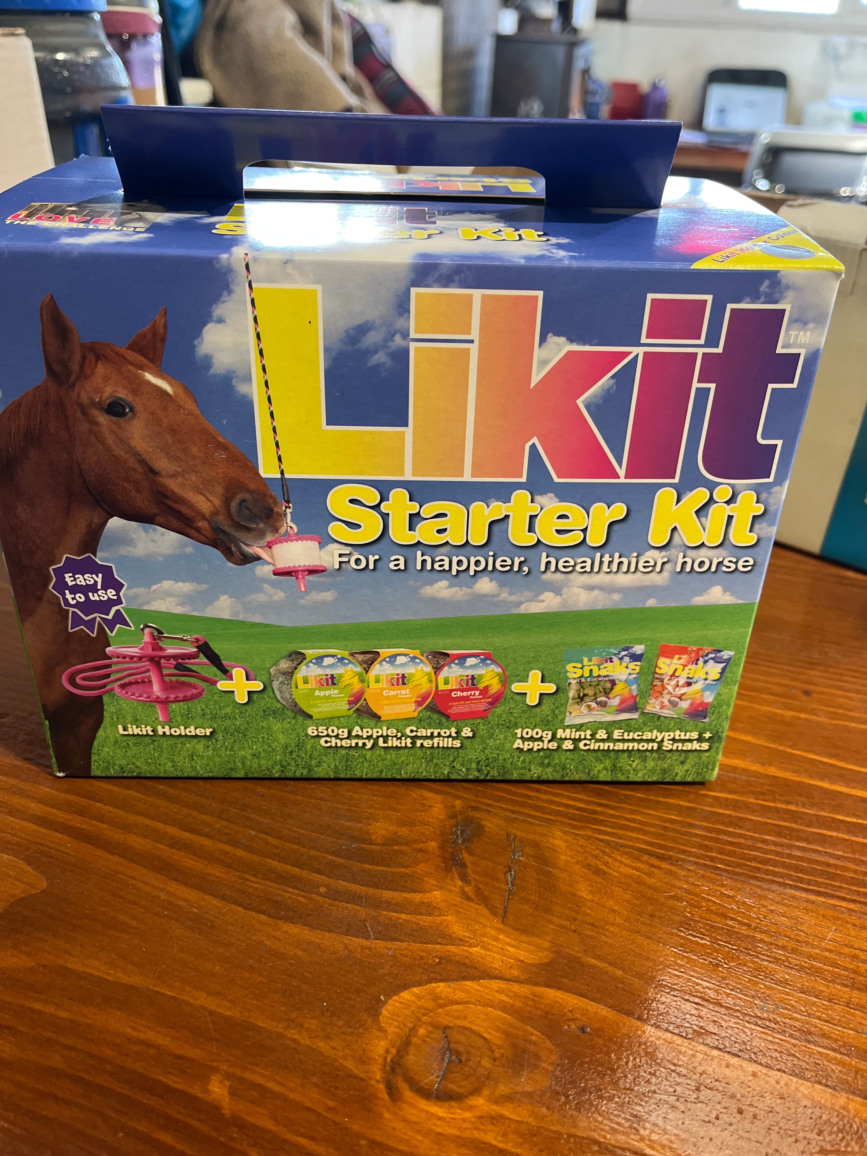 Likit starter kit colour clear glitter