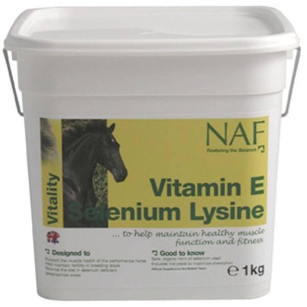 NAF Vitamin E, Selenium & Lysine Size 1 Kg