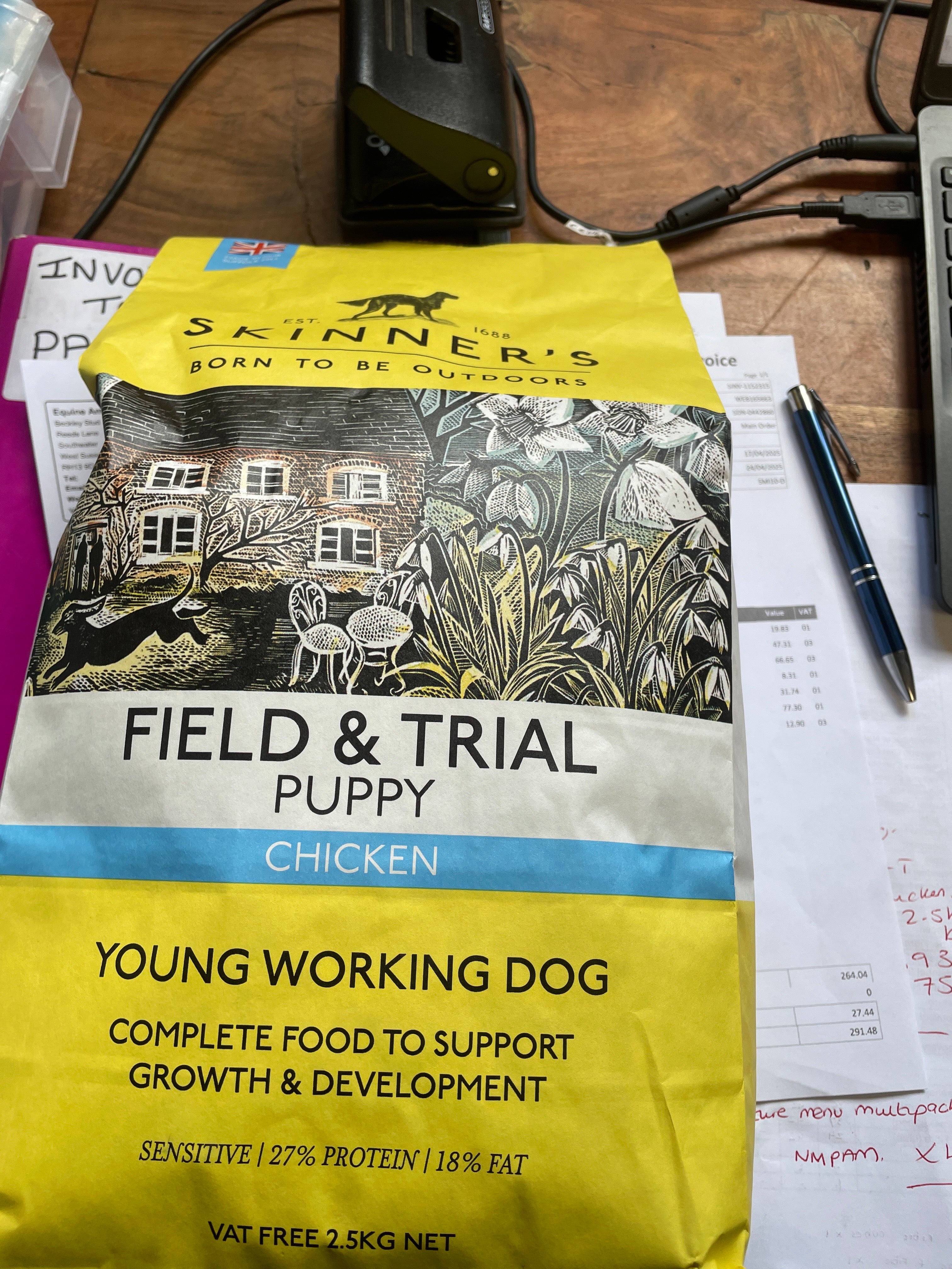 Skinners Field & Trial Puppy Chicken 2.5KG