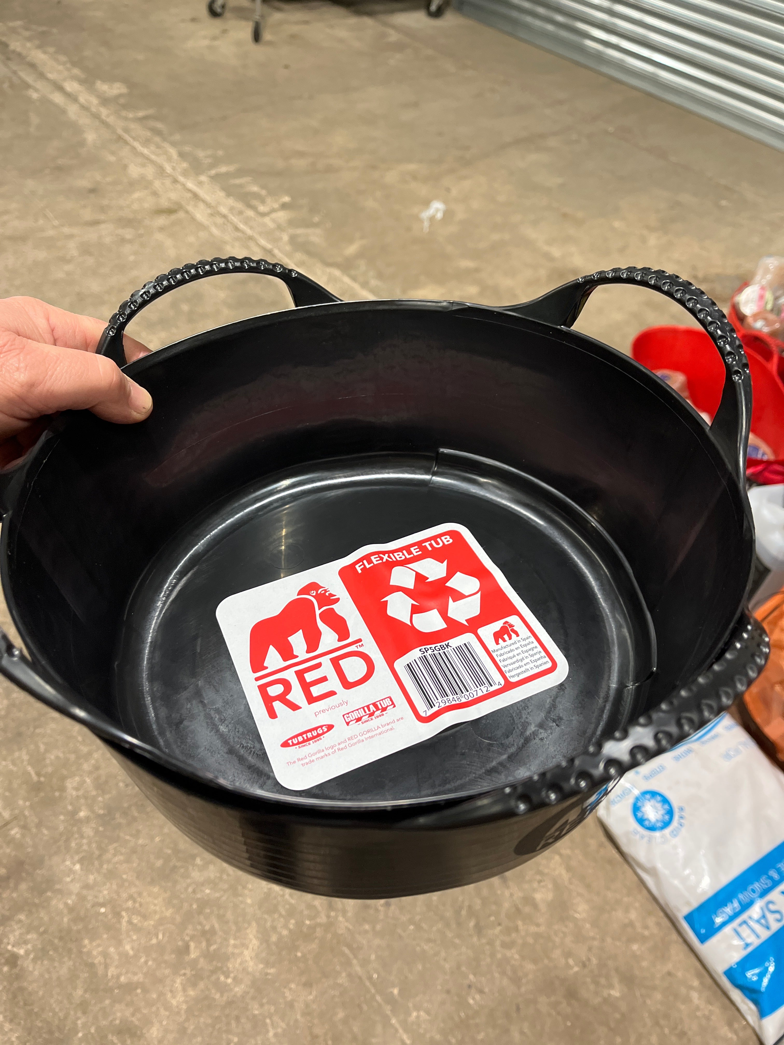 Red Gorilla Black Trug 5L