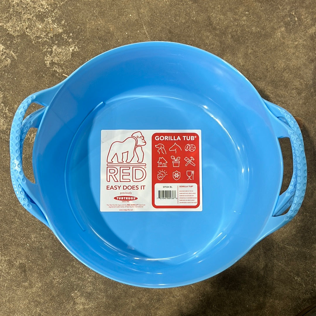 Red Gorilla Sky Blue Trug 5L