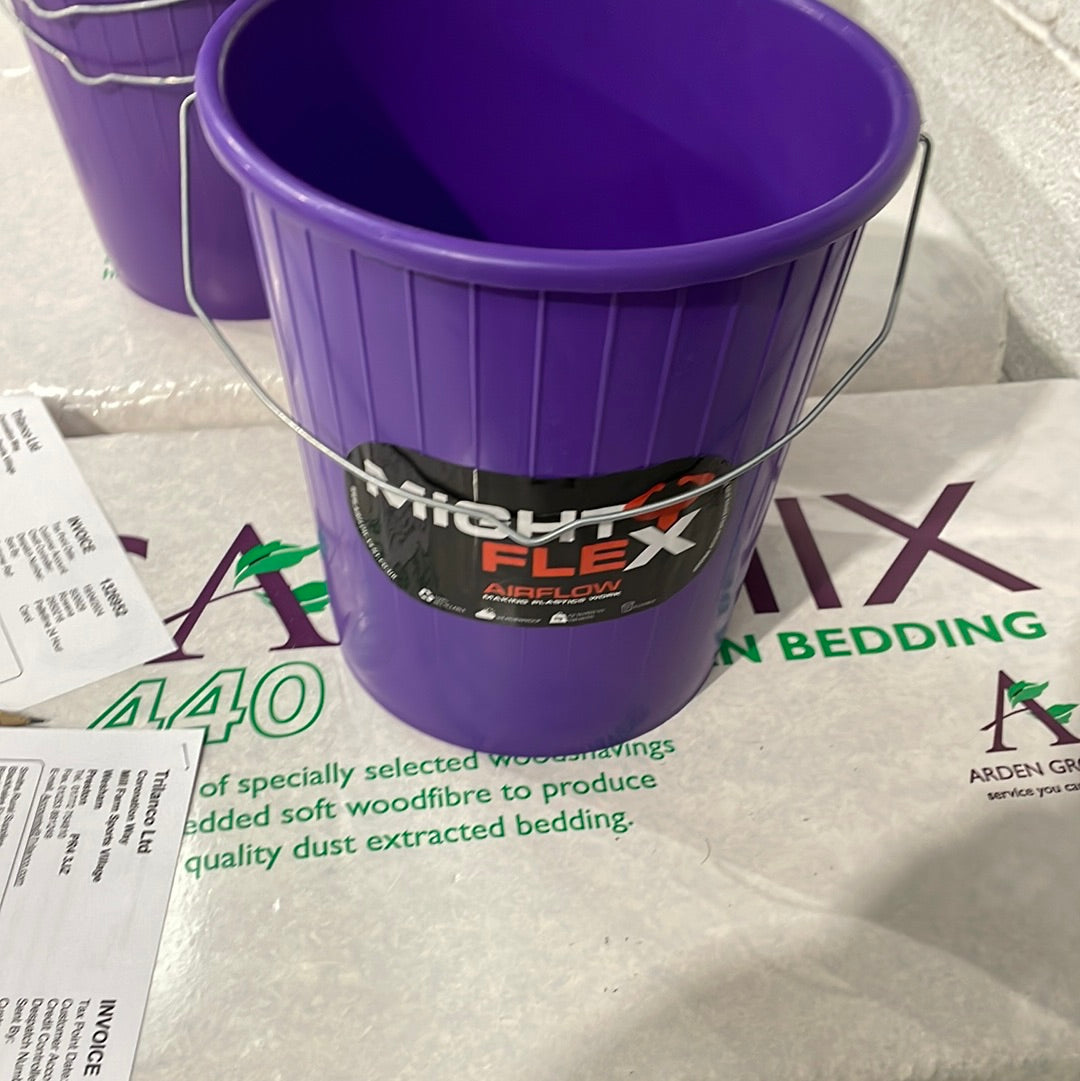 Mighty Flex 5L Feed Bucket Purple