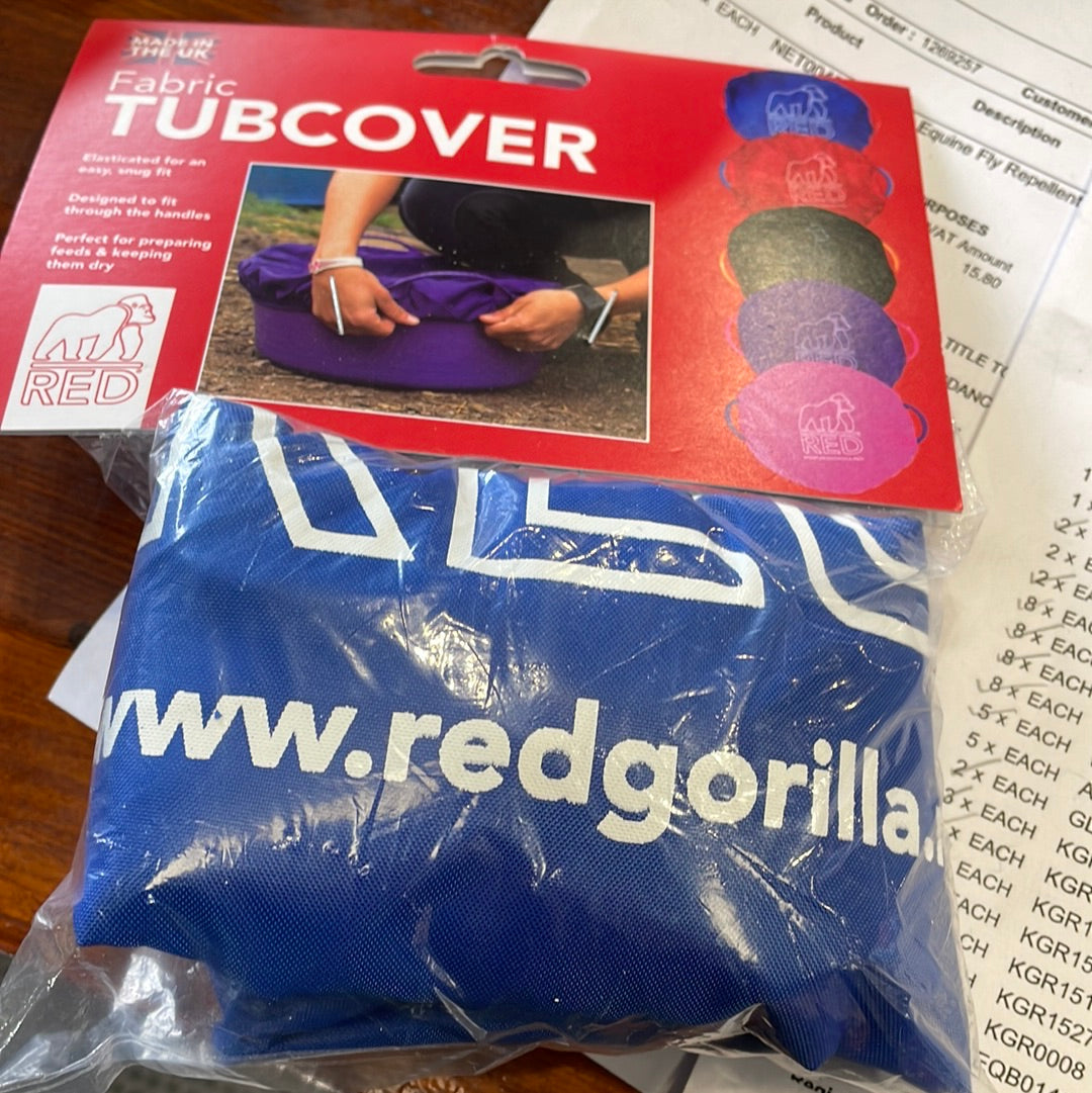 Red Gorilla Tub Cover Blue