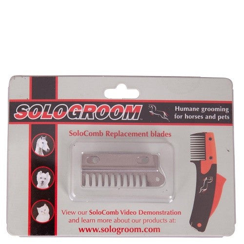 SoloComb Mane Comb for Horses Replacement Blades