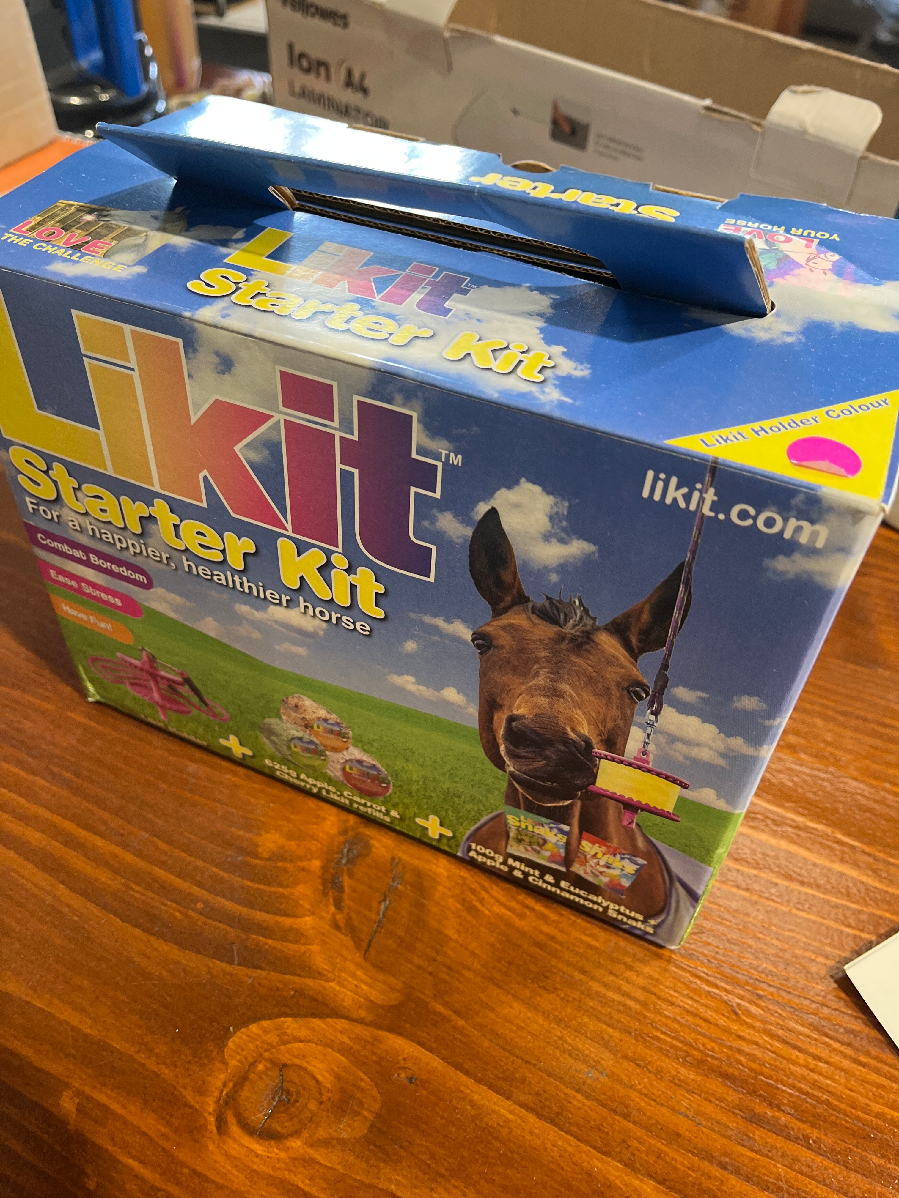 Likit starter kit colour pink glitter