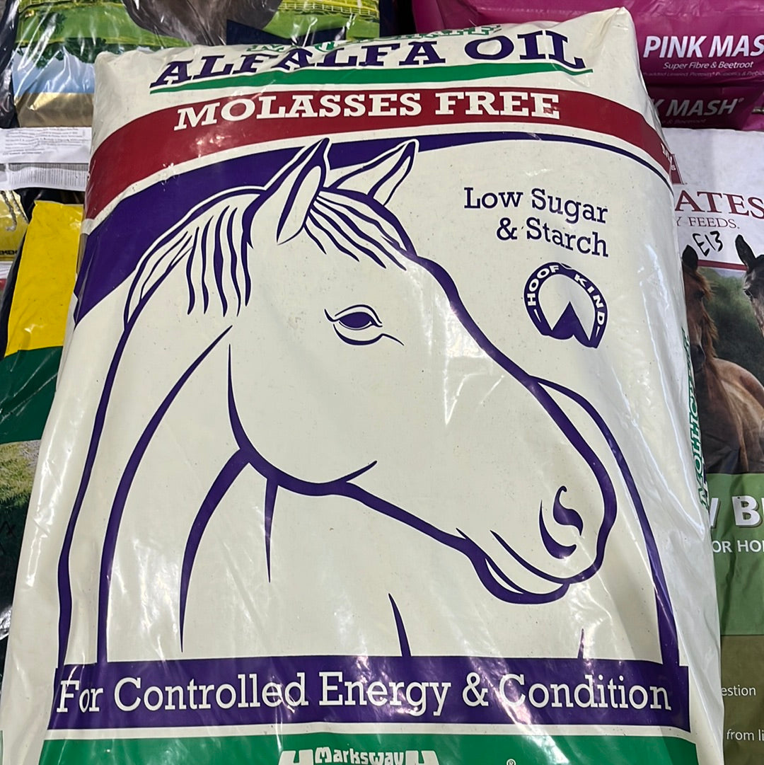 Mollichaff Alfalfa Oil Molasses Free