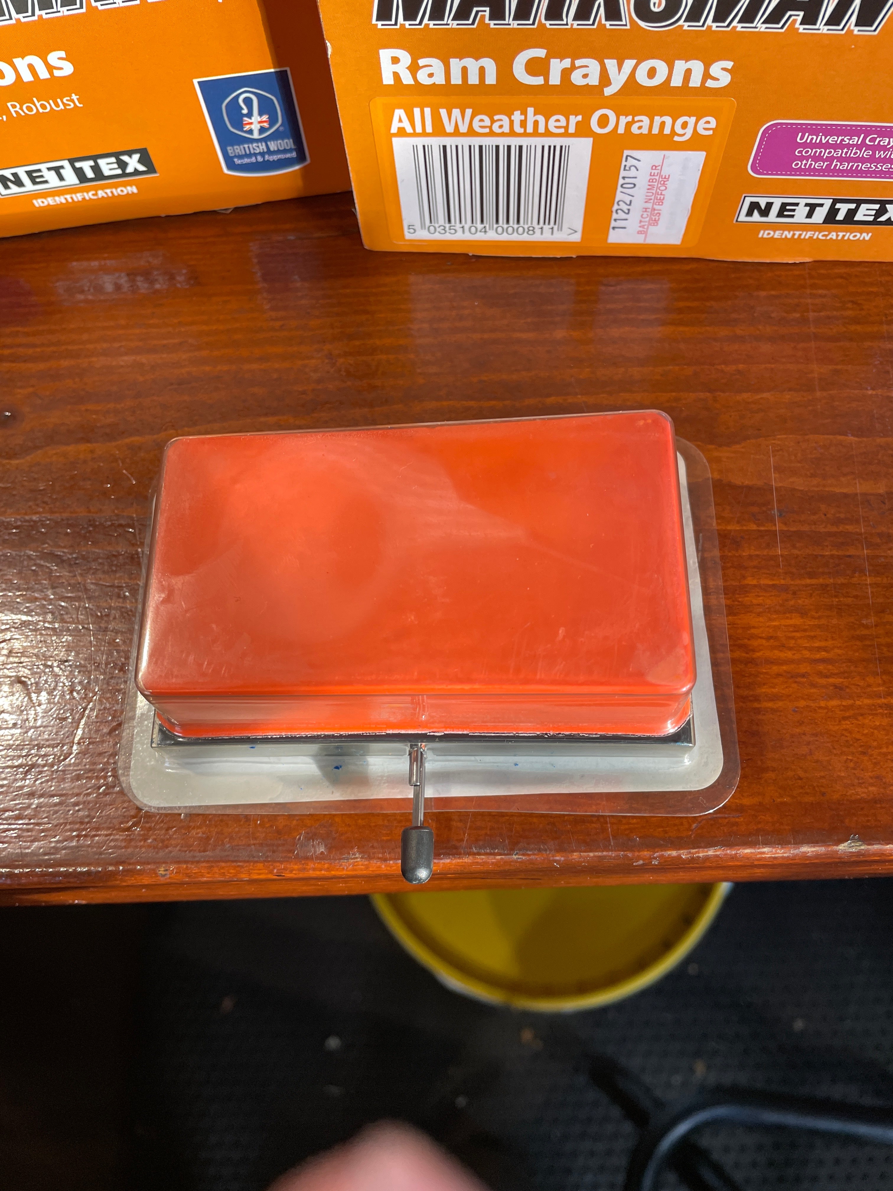 Nettex All Weather Orange Ram Crayon