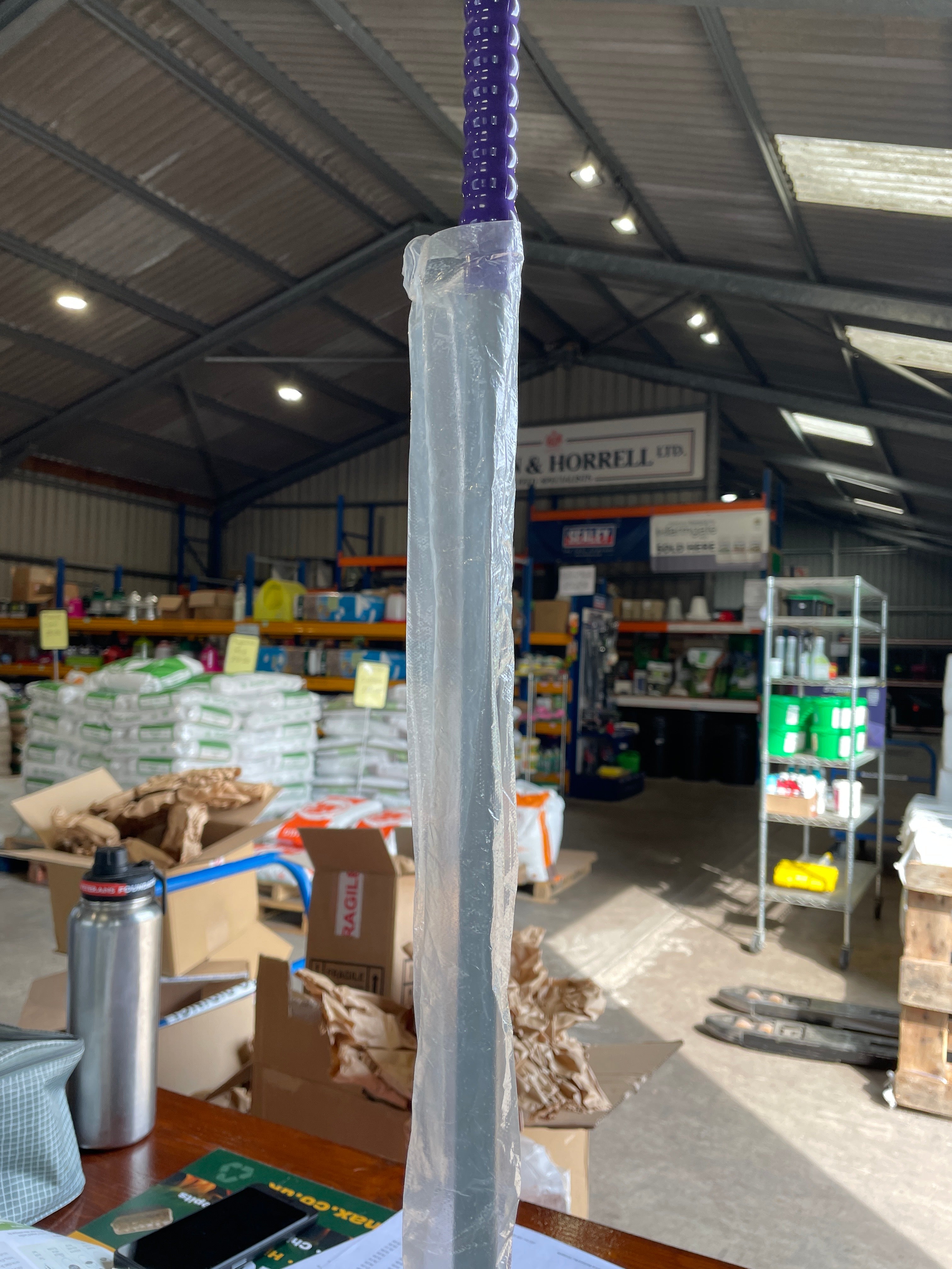 Red Gorilla Manure Rake Purple