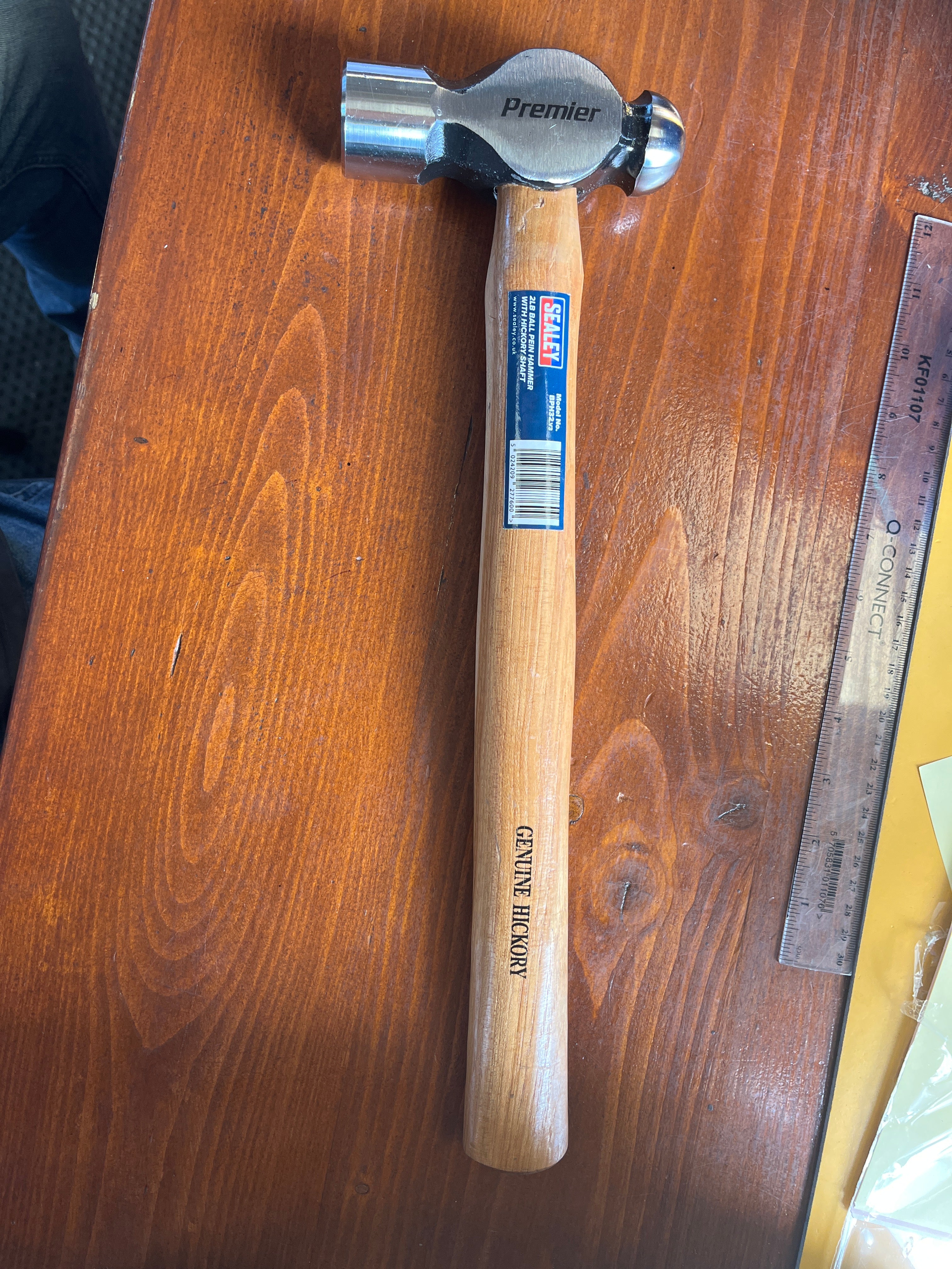 Sealey 2lb ball pein hammer